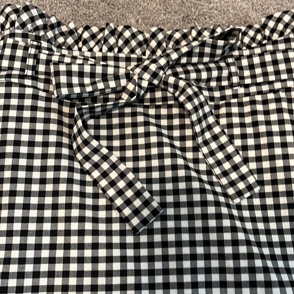 Cynthia Rowley gingham paper bag skirt size 4 - Picture 3 of 7
